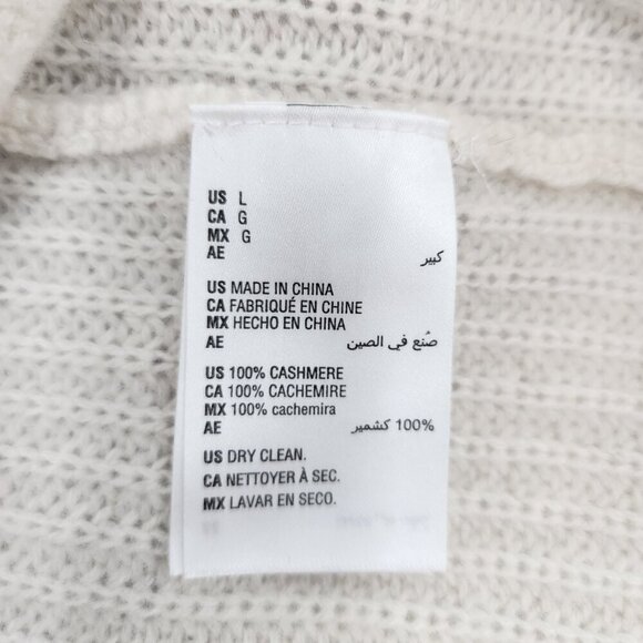 CHARTER CLUB NWT 100% Cashmere Colorblocked Rib-Knit Sweater - Picture 5 of 7